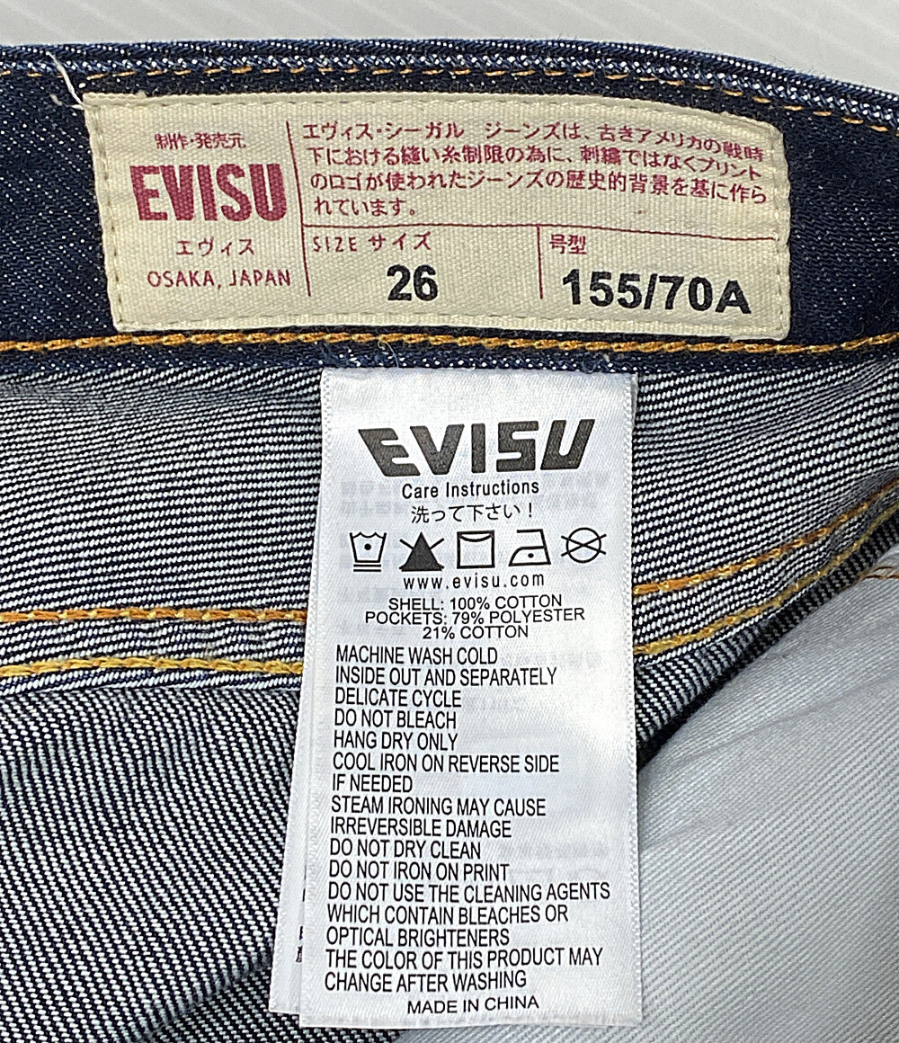 Evisu メニーポケットハーフデニムパンツ レディース SIZE 26 エヴィス