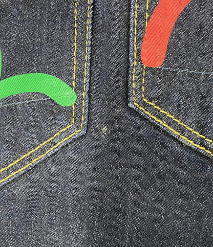 Evisu メニーポケットハーフデニムパンツ レディース SIZE 26 エヴィス