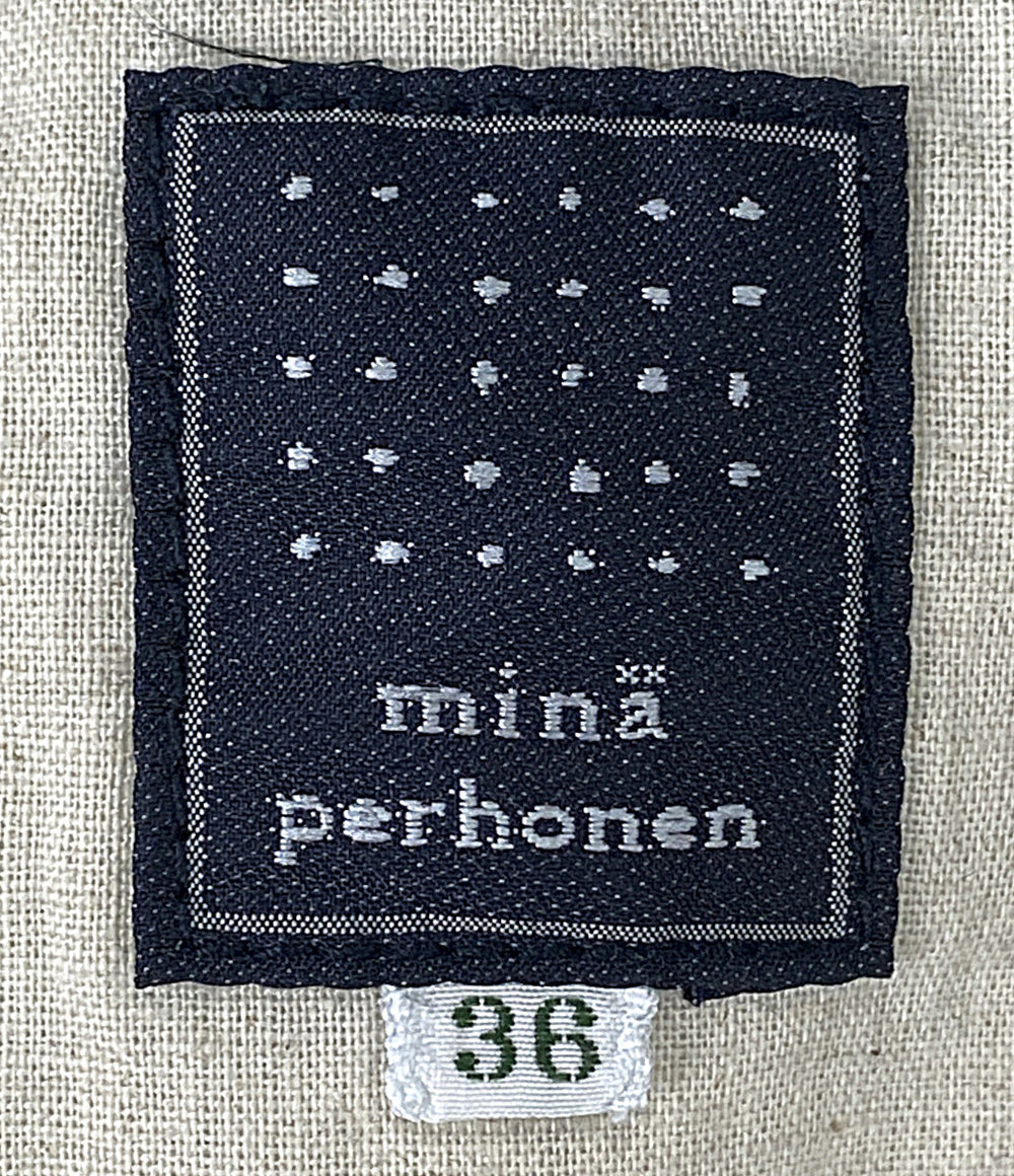 mina perhonen デニムパンツ always ロールアップデニム DN4364D レディース SIZE 36 ミナペルホネン