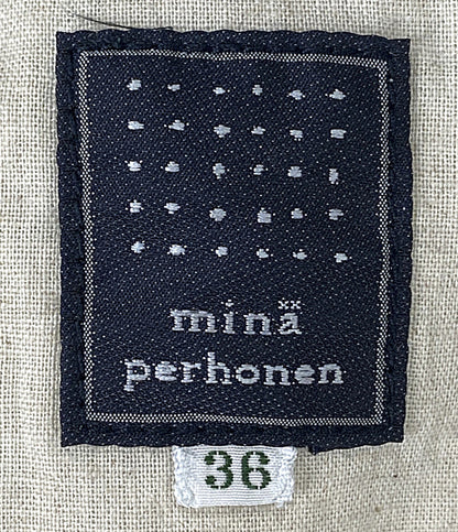 mina perhonen デニムパンツ always ロールアップデニム DN4364D レディース SIZE 36 ミナペルホネン
