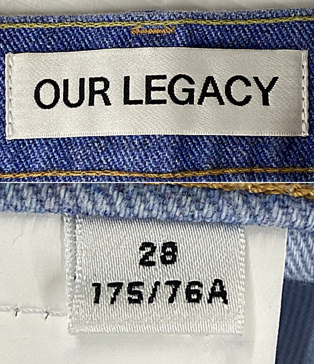 OUR LEGACY デニムパンツ THIRD CUT DIGITAL BLUE AURORA PRINT M2265TB メンズ SIZE 28 アワーレガシー
