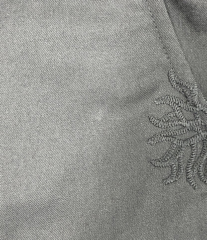 COMME des GARCONS パンツ ブラック 刺繍 サルエル 1M-P014 メンズ SIZE XS コムデギャルソン
