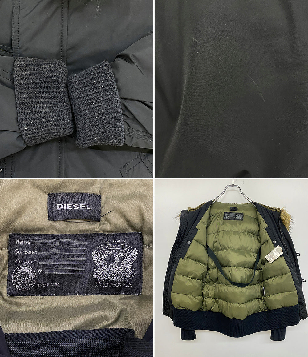 DIESEL ジャケット フーディー ブラック メンズ SIZE S ディーゼル