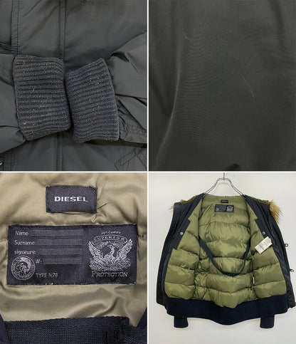 DIESEL ジャケット フーディー ブラック メンズ SIZE S ディーゼル