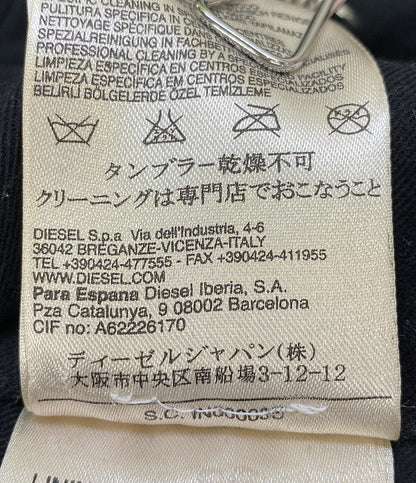 DIESEL レザージャケット ブラック メンズ SIZE M ディーゼル
