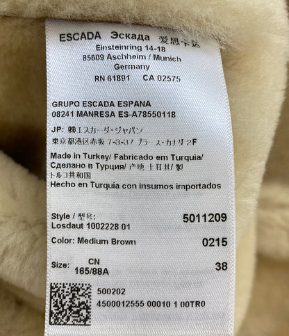 ESCADA SPORT ムートンコート レディース SIZE 38 エスカーダスポート