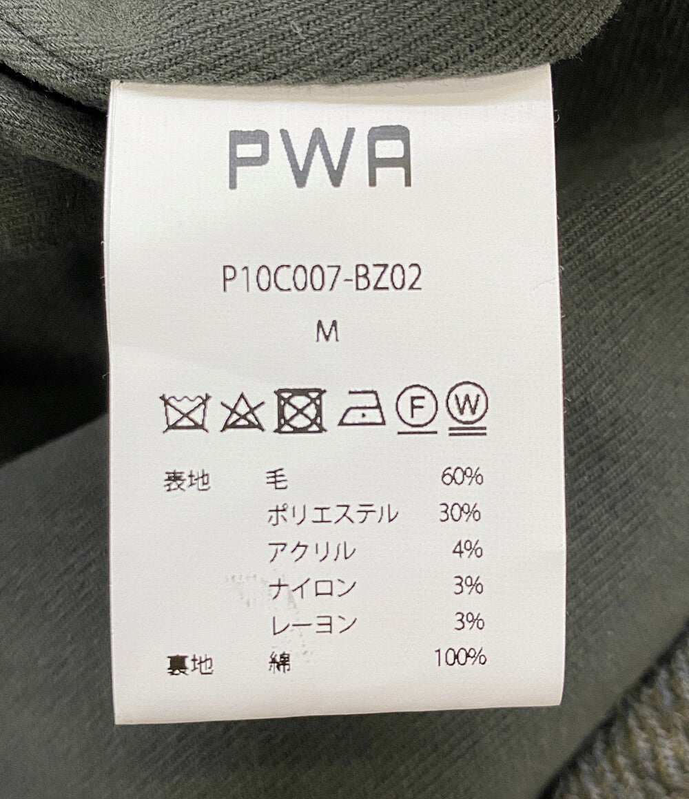 美品 PWA プア ブルゾン P10C007-BZ02 チェック メンズ SIZE M