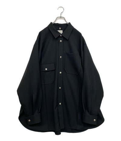 OAMC オーバーサイズシャツジャケット oamq601525 ブラック メンズ SIZE M オーエーエムシー