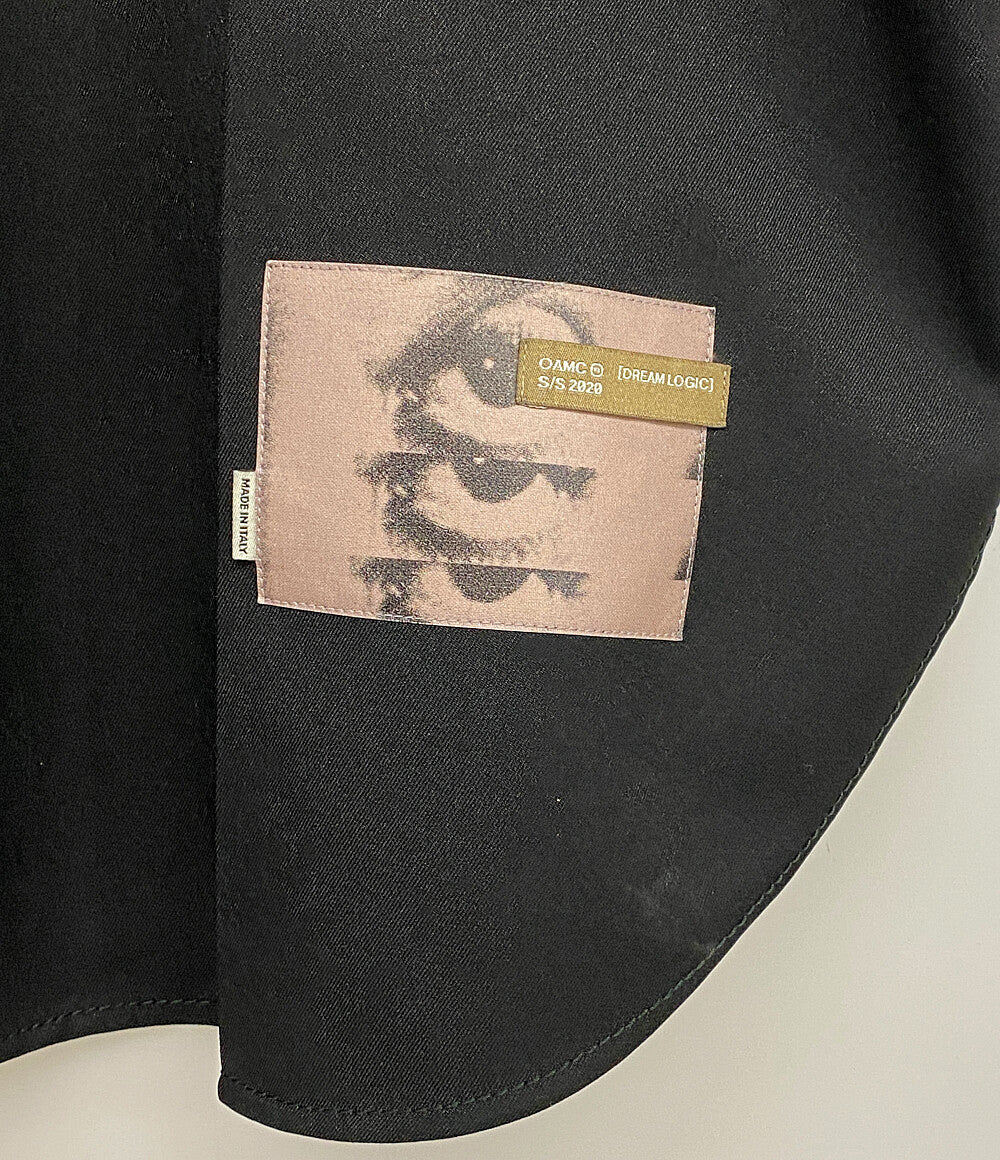 OAMC オーバーサイズシャツジャケット oamq601525 ブラック メンズ SIZE M オーエーエムシー