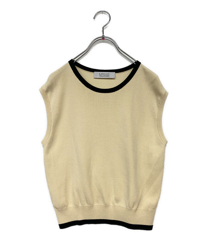 美品 LOULOU WILLOUGHBY ルル・ウィルビー アンサンブル 212110-16-110-11-020 オフホワイト レディース SIZE 2