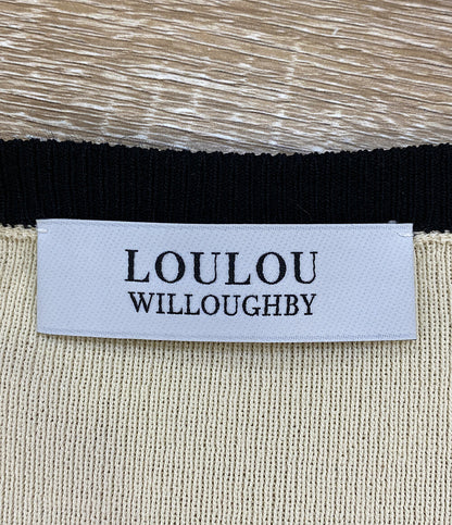 美品 LOULOU WILLOUGHBY ルル・ウィルビー アンサンブル 212110-16-110-11-020 オフホワイト レディース SIZE 2