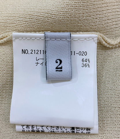 美品 LOULOU WILLOUGHBY ルル・ウィルビー アンサンブル 212110-16-110-11-020 オフホワイト レディース SIZE 2