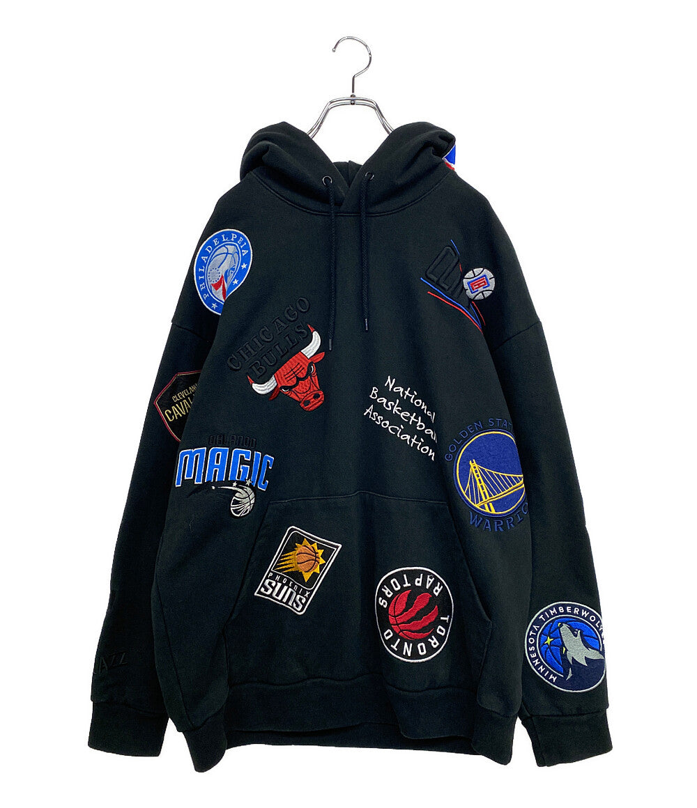 FREAK'S STORE パーカー NBAコラボ ブラック メンズ SIZE L フリークスストア