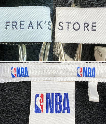 FREAK'S STORE パーカー NBAコラボ ブラック メンズ SIZE L フリークスストア