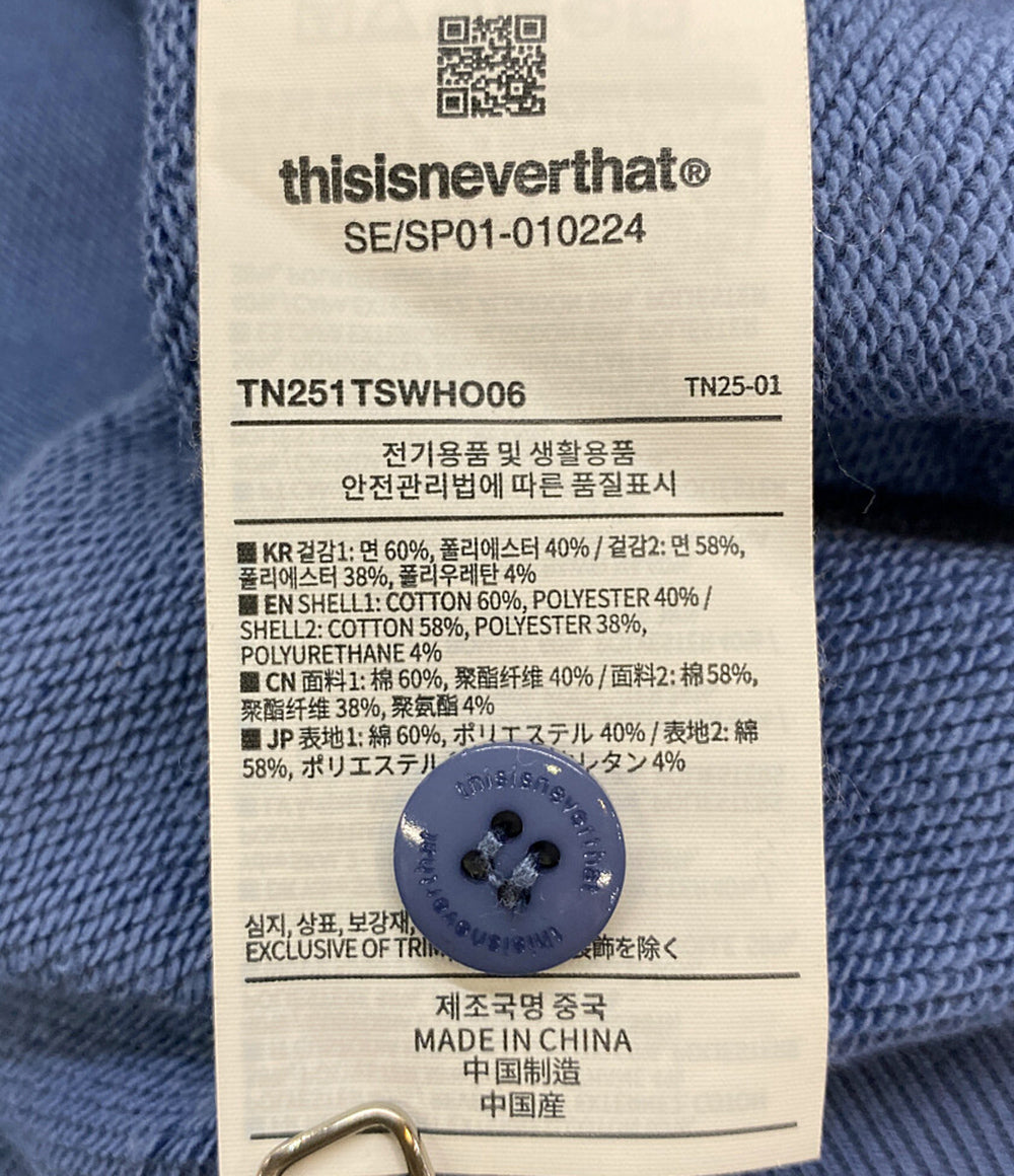 thisisneverthat ディスイズネバーザット パーカー TN251TSWHO06 メンズ SIZE L