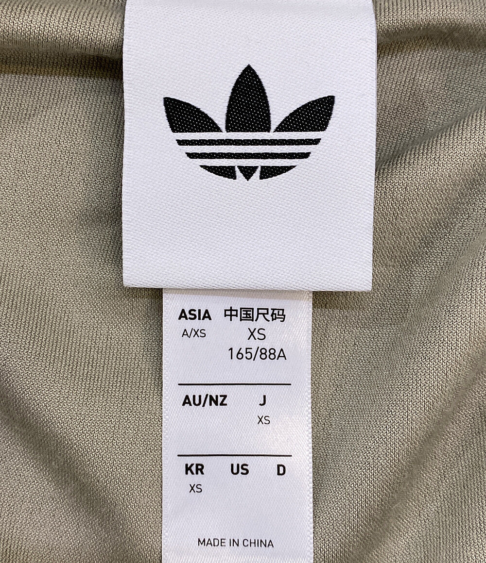 adidas ジャージ ベージュ KD9377 ベロア メンズ SIZE XS アディダス