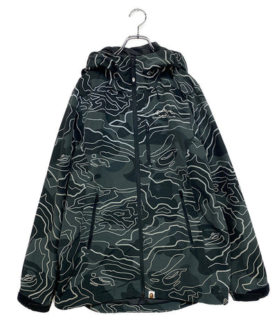 A BATHING APE レイヤードラインカモシェルジャケット メンズ SIZE M アベイシングエイプ