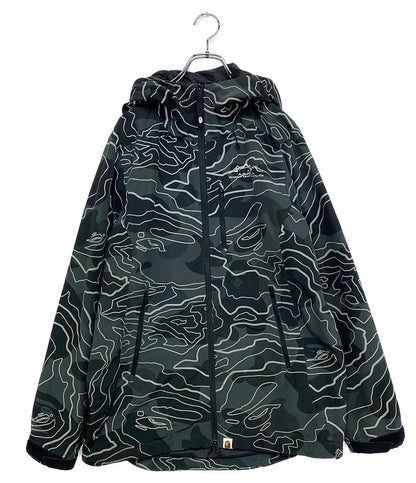 A BATHING APE レイヤードラインカモシェルジャケット メンズ SIZE M アベイシングエイプ