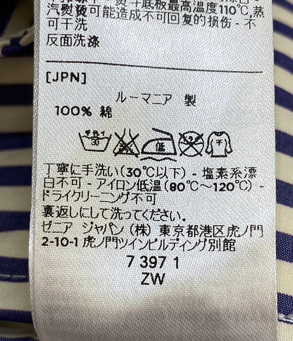 Z ZEGNA ジー・ゼニア ストライプコーティングジャケット メンズ SIZE S