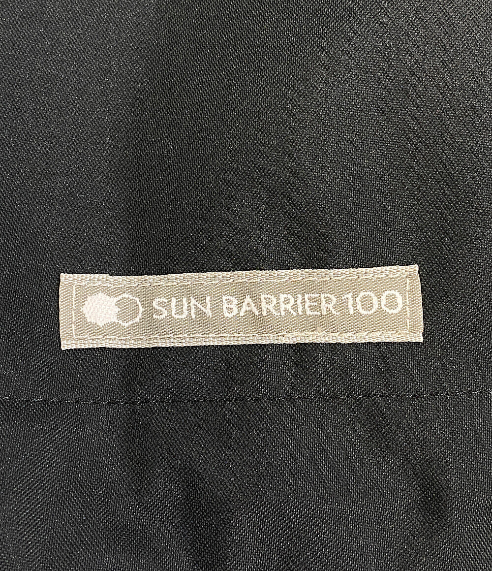 美品 SUN BARRIER 100 サンバリア100 ポリエステルジャケット ブラック レディース SIZE -