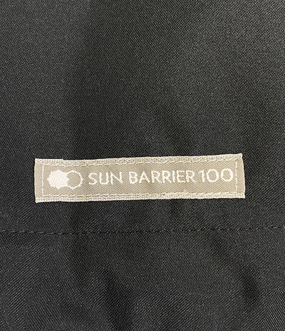 美品 SUN BARRIER 100 サンバリア100 ポリエステルジャケット ブラック レディース SIZE -