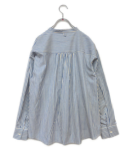 美品 PONT DE CHALONS ポンデシャロン 長袖シャツ ブラウス ストライプ 22580211 レディース SIZE F