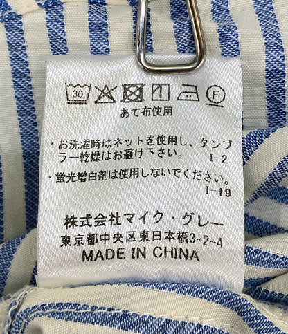 美品 PONT DE CHALONS ポンデシャロン 長袖シャツ ブラウス ストライプ 22580211 レディース SIZE F