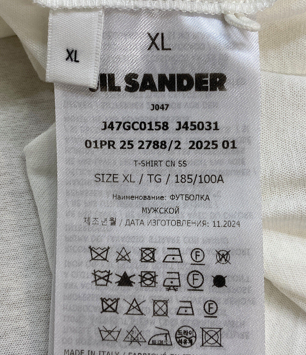 美品 Jil sander+ クルーネックTシャツ J47GC0158 J45031 メンズ SIZE XL ジルサンダープラス