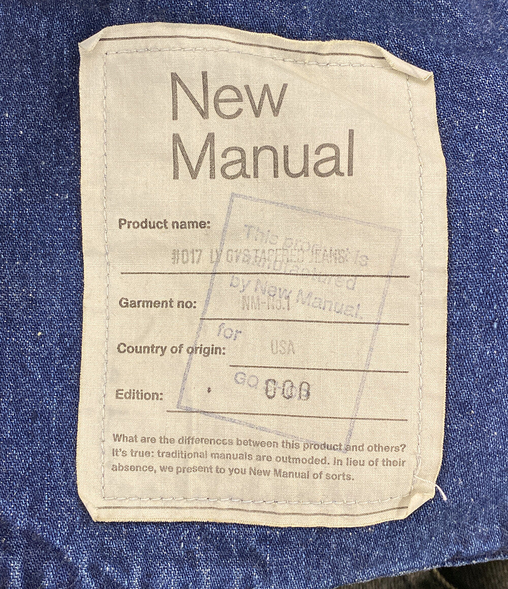 new manual ニューマニュアル デニムパンツ #017 LV 61's TAPERED JEANS メンズ SIZE 31