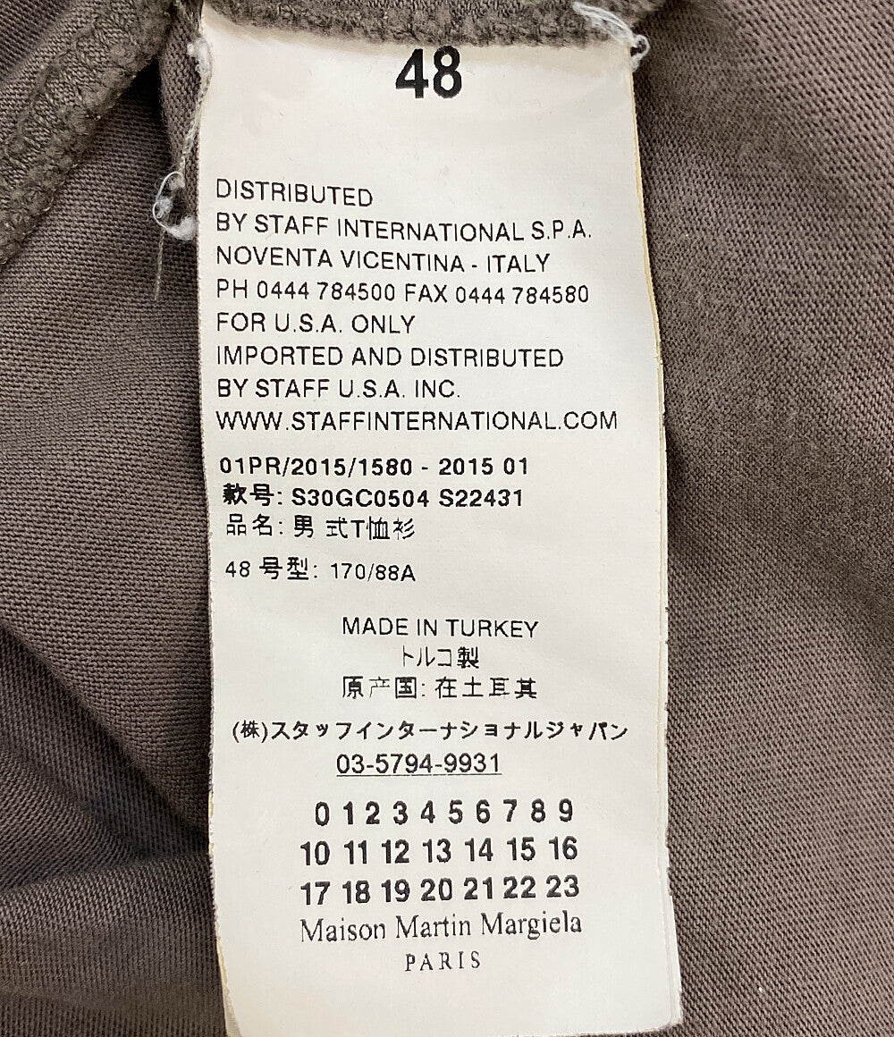 Maison Margiela 半袖Ｔシャツ ブラウン メンズ SIZE 48 メゾンマルジェラ