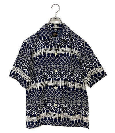 美品 NEEDLES 半袖シャツ Cabana ShirtーCotton Cloth メンズ SIZE S ニードルズ