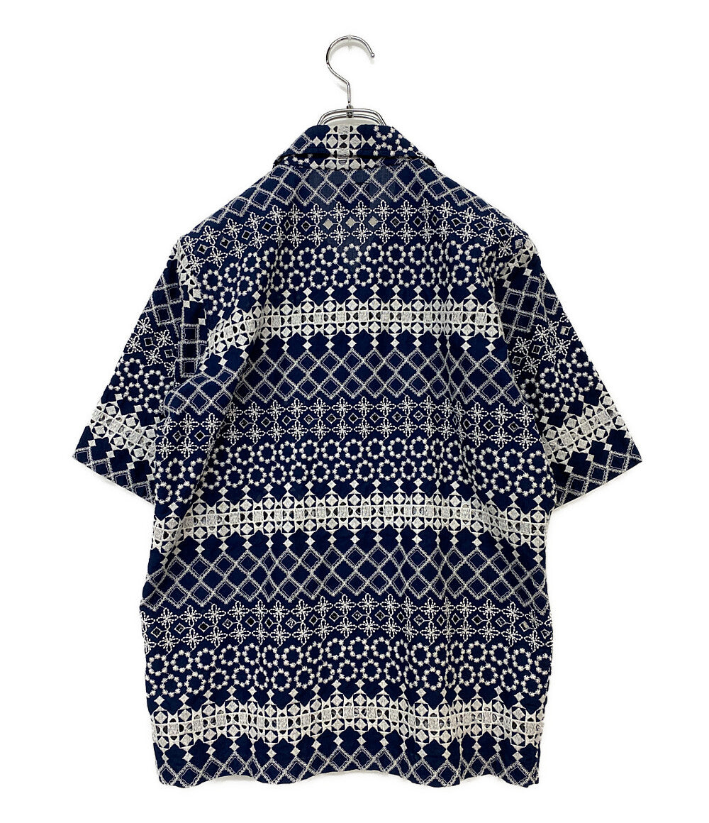 美品 NEEDLES 半袖シャツ Cabana ShirtーCotton Cloth メンズ SIZE S ニードルズ