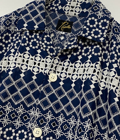 美品 NEEDLES 半袖シャツ Cabana ShirtーCotton Cloth メンズ SIZE S ニードルズ