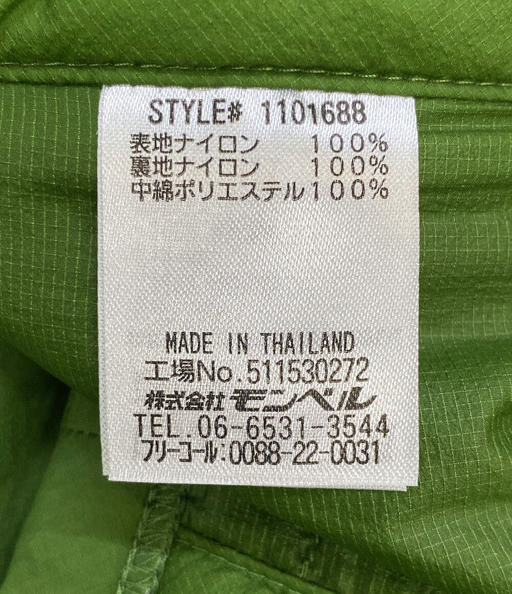 美品 mont-bell EXライト サーマラップ ジャケット 11016881 グリーン メンズ SIZE L モンベル