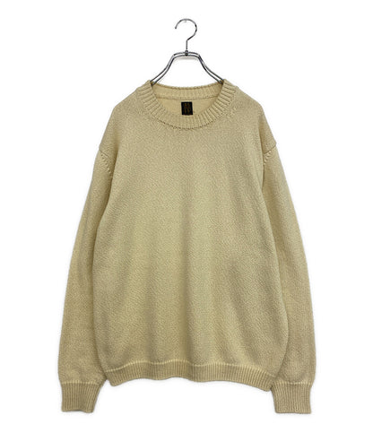美品 BATONER バトナー ニット BN-17SM-006 アイボリー メンズ SIZE 3