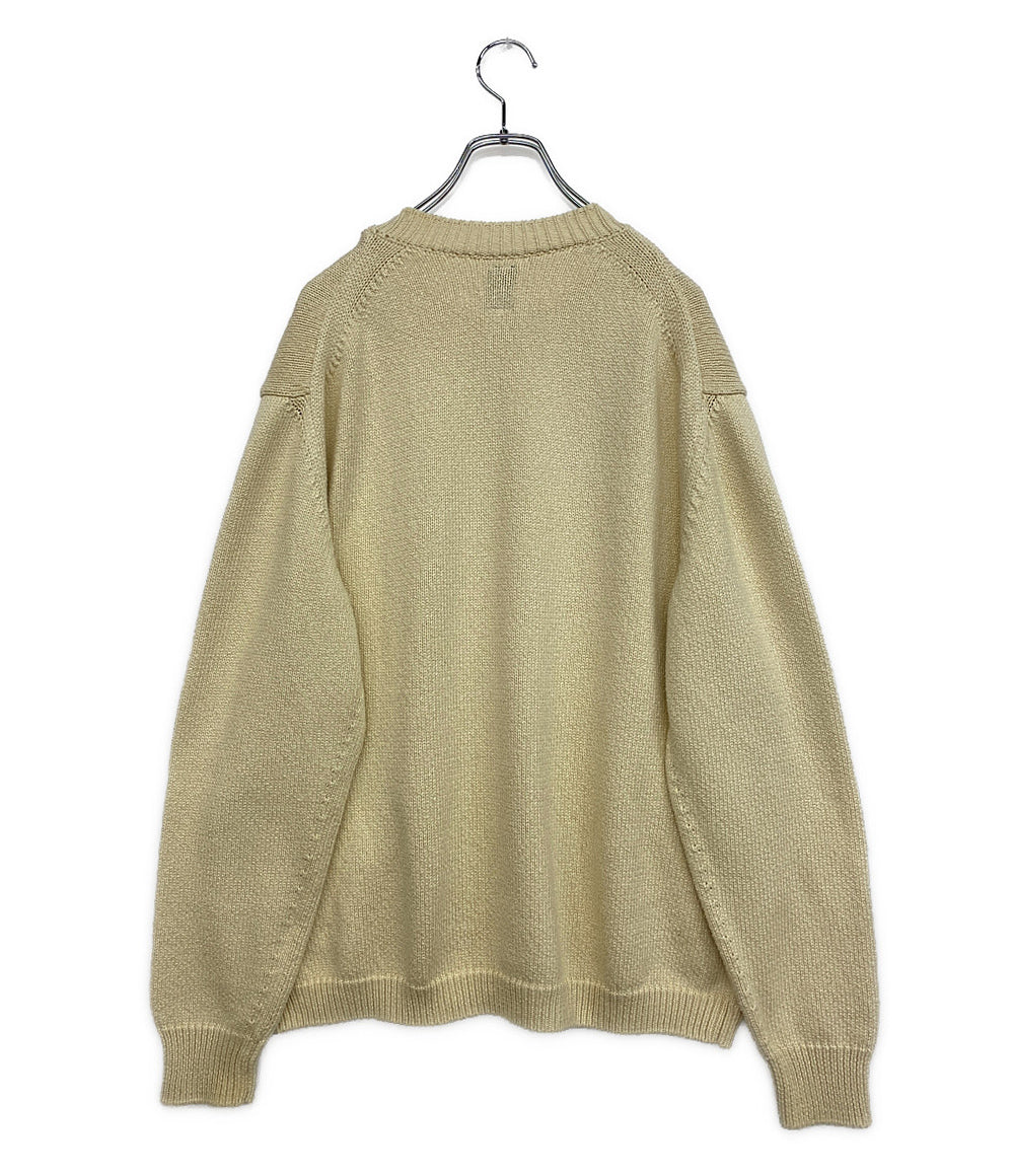 美品 BATONER バトナー ニット BN-17SM-006 アイボリー メンズ SIZE 3