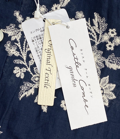 美品 Cotton House Aya castle combe garden 　 コットンハウスアヤ カッスルクームガーデン 長袖ブラウス 花 LVCB09049HM レディース SIZE M