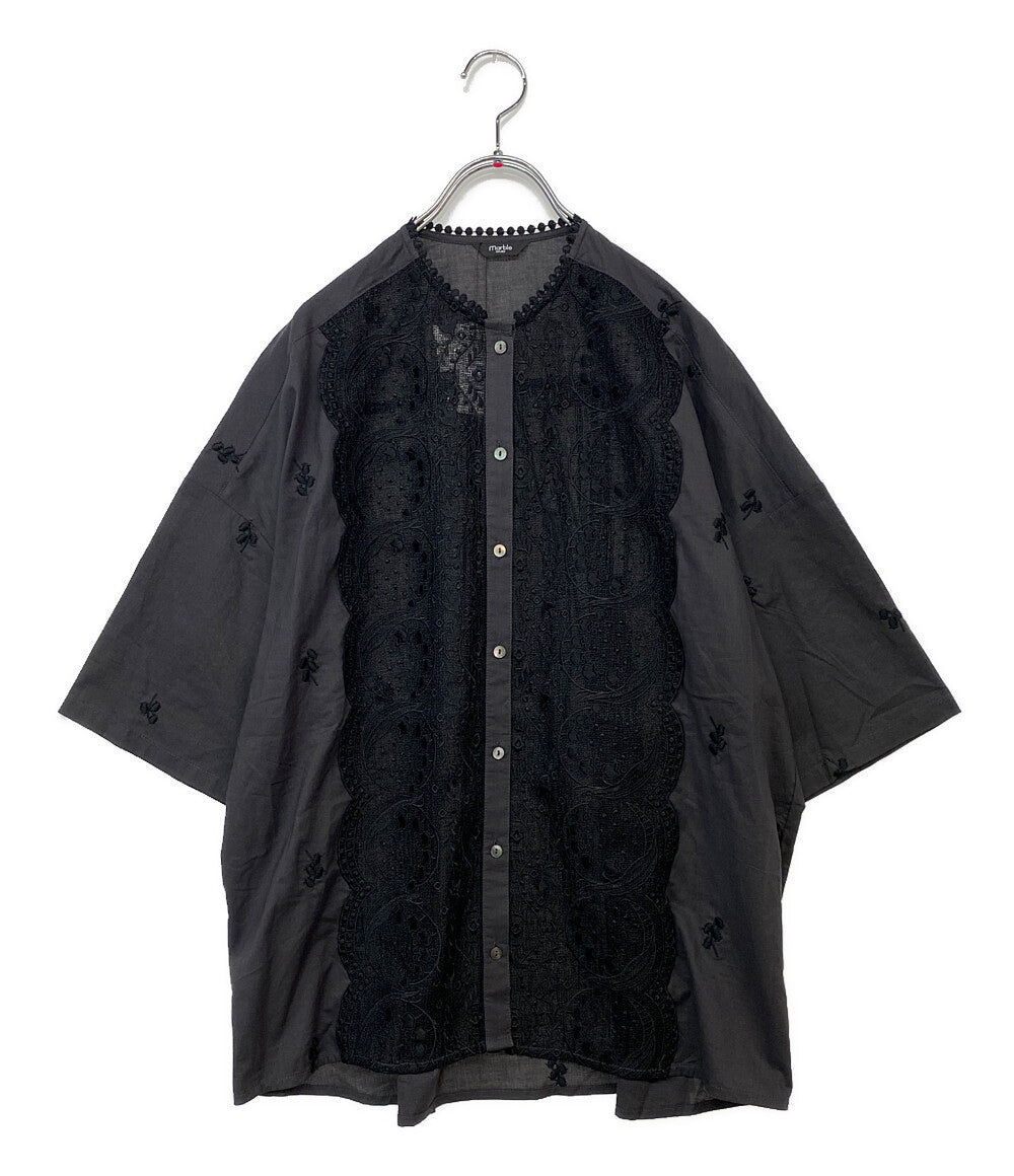 ADEAM ショルダーカスケードVネックドロップブラウス 42504 レディース