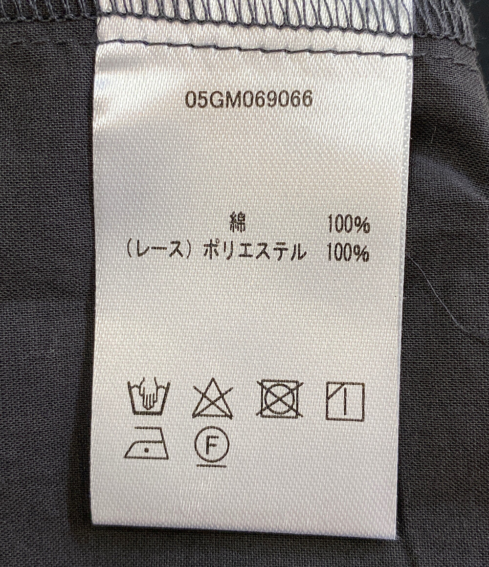 marble SUD マーブルシュッド ブラウス スズラン レース ブラック 05GM069066 レディース SIZE -