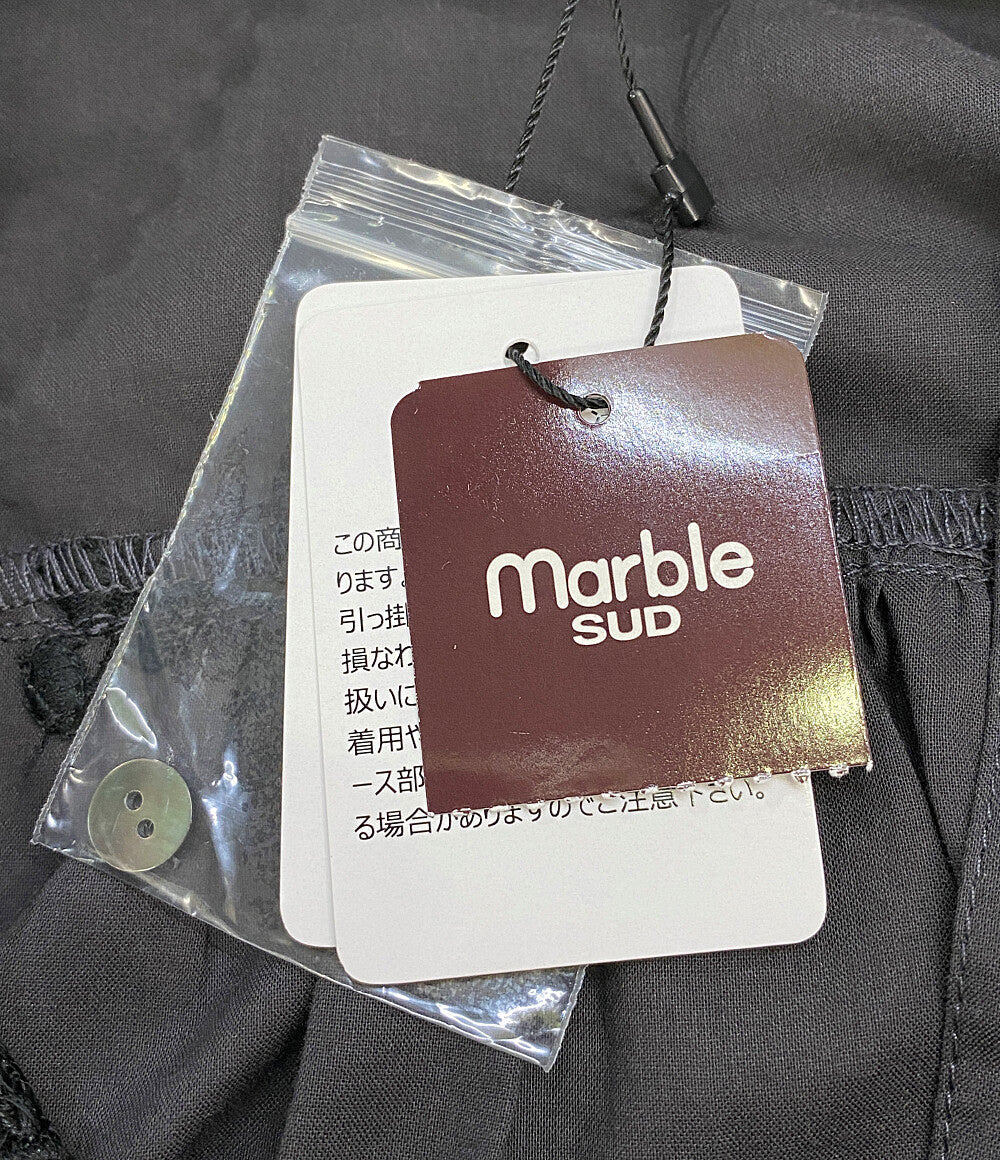 marble SUD マーブルシュッド ブラウス スズラン レース ブラック 05GM069066 レディース SIZE -