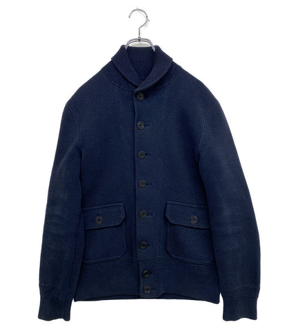 RRL RALPH LAUREN 厚手カーディガン グレー メンズ SIZE S ダブルアールエル