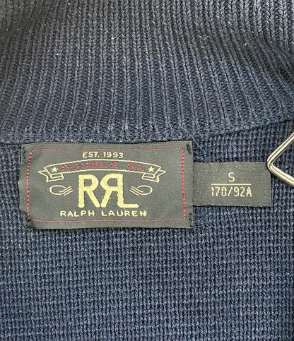 RRL RALPH LAUREN 厚手カーディガン グレー メンズ SIZE S ダブルアールエル