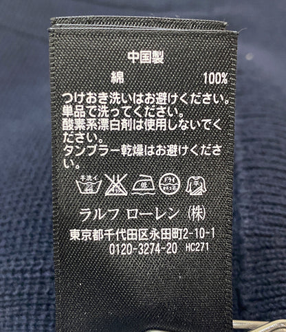 RRL RALPH LAUREN 厚手カーディガン グレー メンズ SIZE S ダブルアールエル