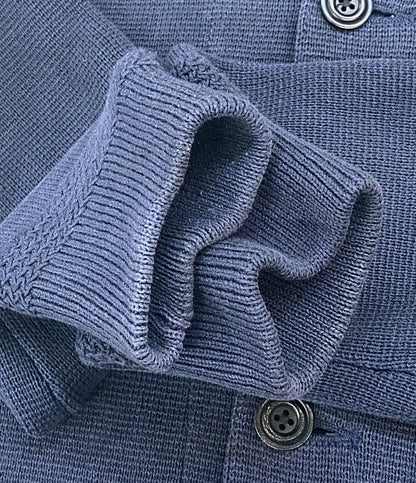 RRL RALPH LAUREN 厚手カーディガン グレー メンズ SIZE S ダブルアールエル
