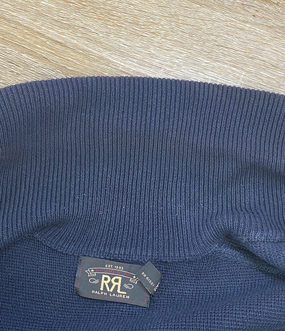 RRL RALPH LAUREN 厚手カーディガン グレー メンズ SIZE S ダブルアールエル