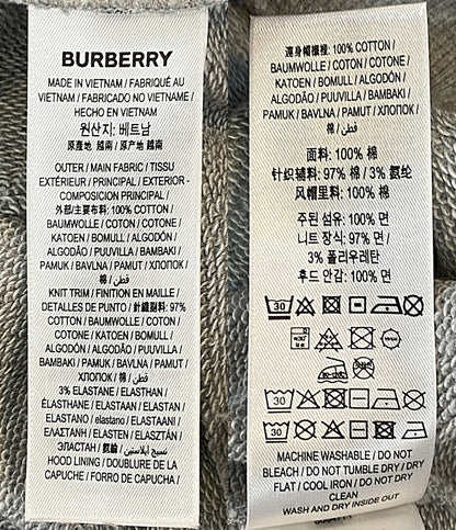 美品 BURBERRY London パーカー グレー 8084771 メンズ SIZE L バーバリーロンドン