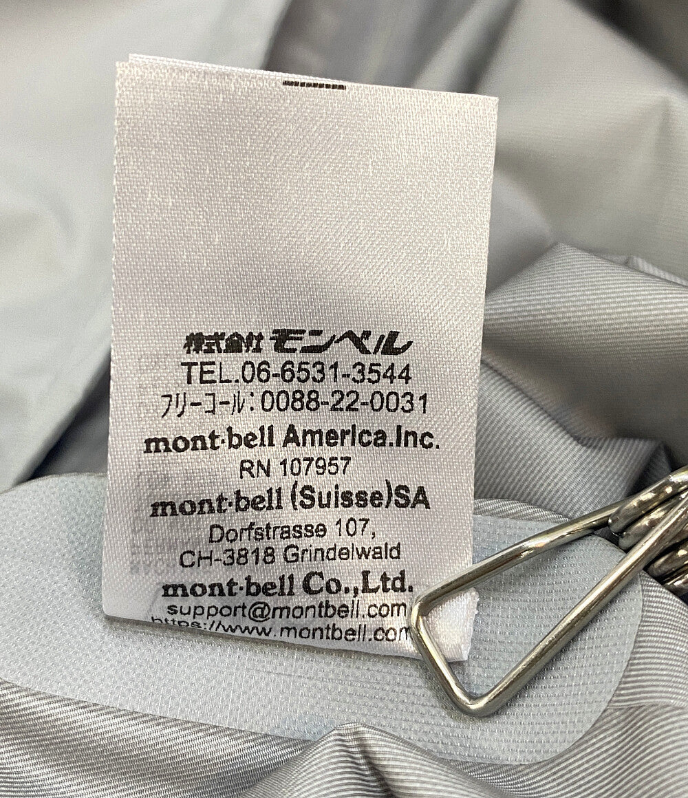 美品 mont-bell バーサライトジャケット 1128743 グレー メンズ SIZE XL モンベル