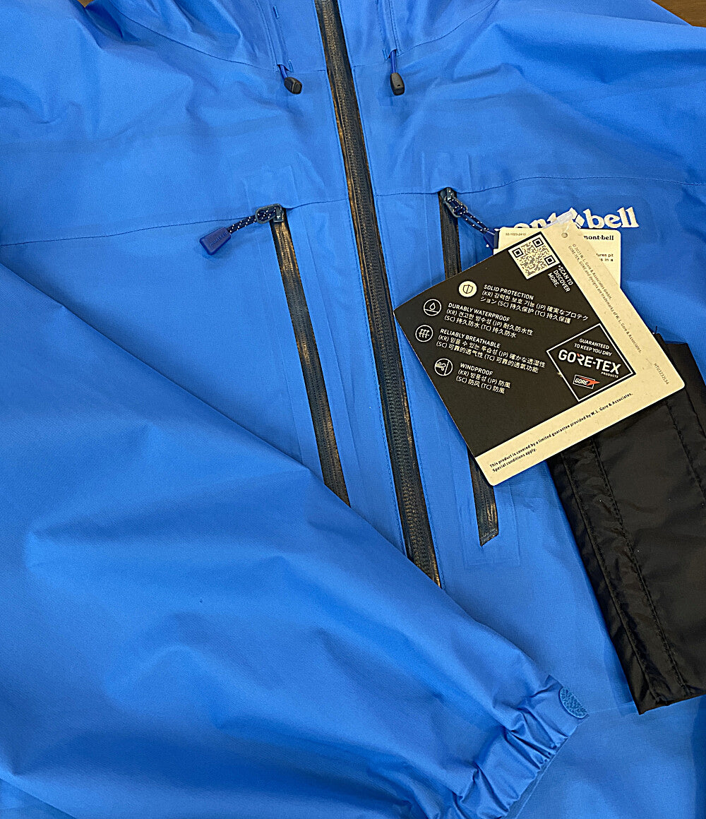 美品 mont-bell ナイロンジャケット ブルー 1128721 メンズ SIZE L モンベル