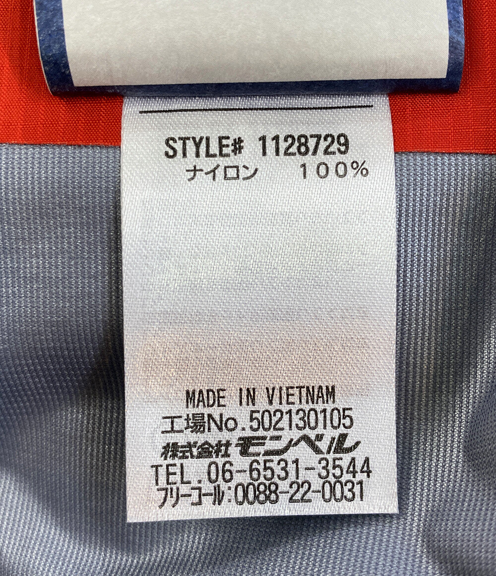 美品 mont-bell ナイロンジャケット レッド 1128729 メンズ SIZE S モンベル