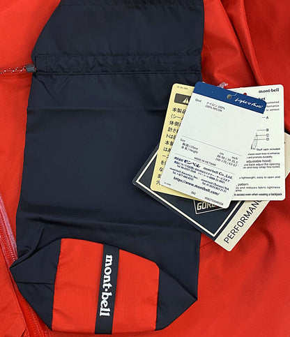 美品 mont-bell ナイロンジャケット レッド 1128729 メンズ SIZE S モンベル